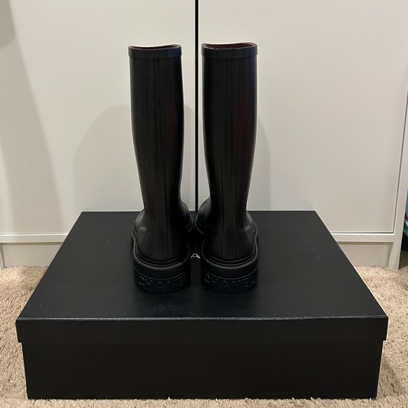 SOLD Chanel logo Rainboots Size 36 - Picture 2 of 4